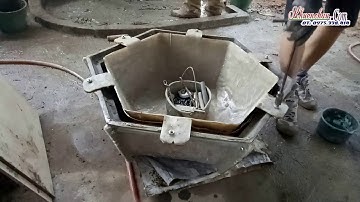 Cách làm chậu lục giác khuôn  Composite có lòng trong