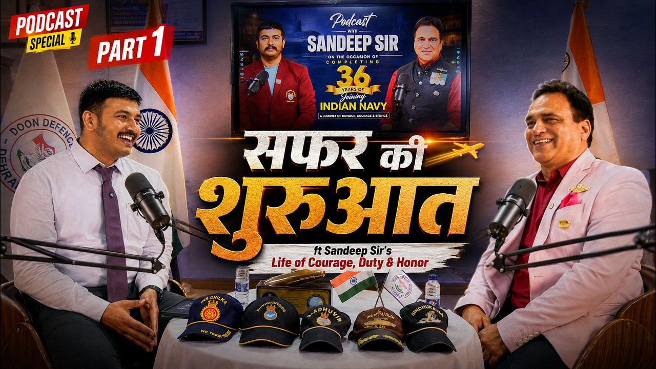 36 Years of Courage, Duty & Honour | Sandeep Sir Podcast | Life Story Part 1