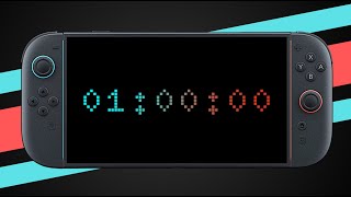 1 Hour Countdown Timer Retro Handheld Console Style Pixel Timer For Gaming Sessions