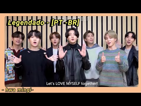 LEGENDADO - PT//BR] BTS - LOVE MYSELF Mensagem do terceiro aniversário da  campanha - YouTube