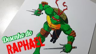 como desenhar o Raphael!(As Tartarugas Ninjas) 