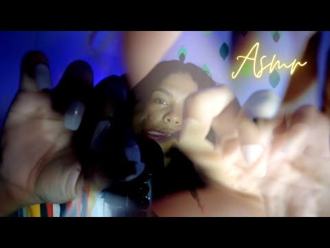 ASMR MÃOS NA TELA + SONS DE BOCA