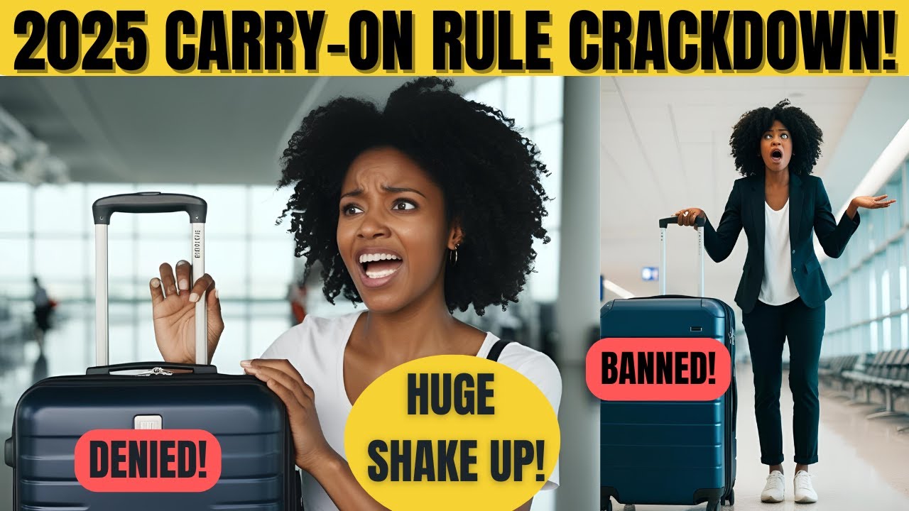 Sneaky 2025 Airline Carry-on Rules You SHOULD Know! - YouTube