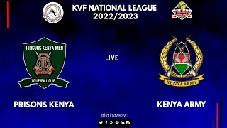 PRISONS KENYA VS KENYA ARMY | KVF MENS NATIONAL LEAGUE 22/23  #volleyballworld