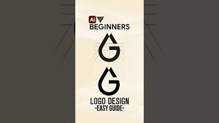 Adobe Illustrator 2025 Tips - How To Create G Monogram Logo Design Process #zakkigraphics #shorts