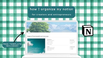 How I Organize My Small Business With Notion | Template Included