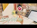 35min STUDY WITH ME🎄Christmas edition🕯️no music & real sound, lo-fi asmr, candle light