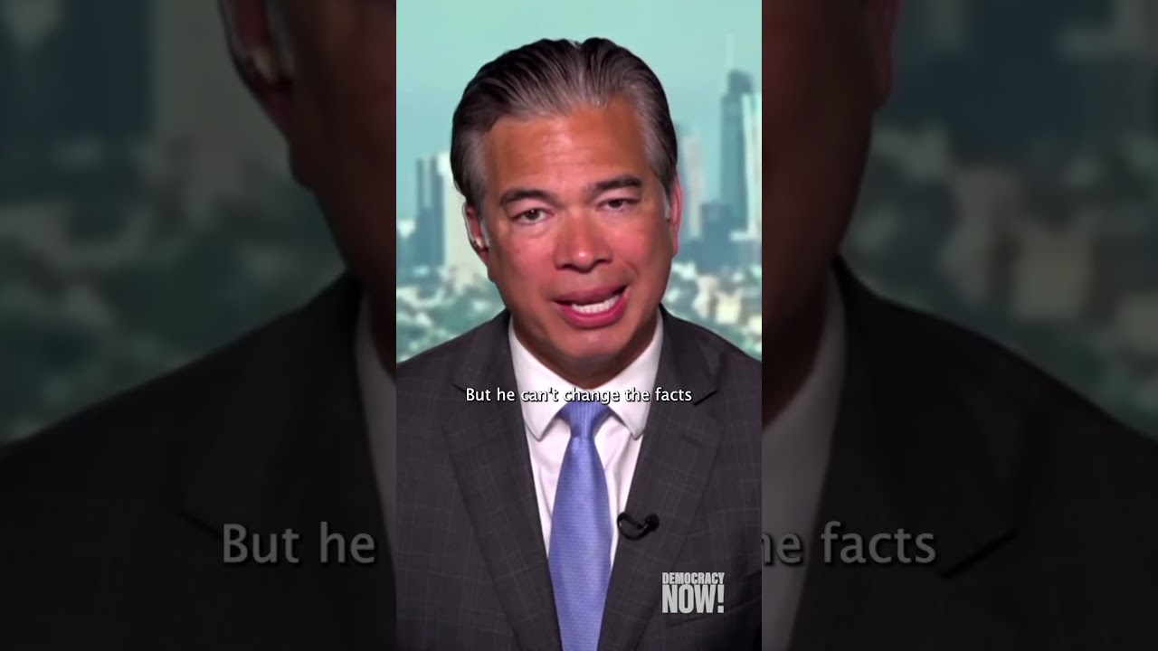 President Trump “wants conflict,” says California Attorney General