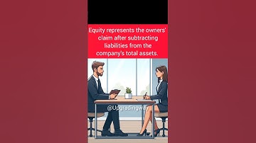 What is Equity? #upgradingway #accountant #interviewquestions #short #accounting #equity #interview