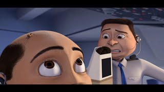 Bee Movie - Barry tries to talk to the pilots