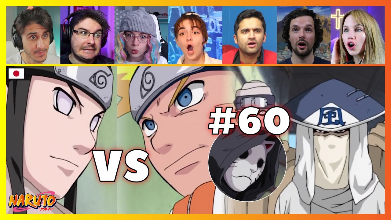 Naruto Episode 60 Byakugan vs Shadow Clone Jutsu Reaction Mashup