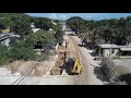 DRONE VIEW PONDSIDE YALLAHS ||BUILT RITE SECTION|| SOUTHERN COASTAL HIGHWAY IMPROVEMENT PROJECT