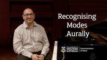 Recognising Modes Aurally