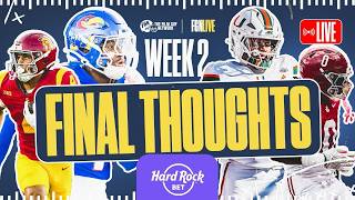 FGN Live: CFB Week Two Final Thoughts | Best Plays for Georgia Football
