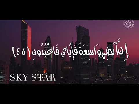 يَا عِبَادِيَ الَّذِينَ آمَنُوا إِنَّ أَرْضِي وَاسِعَةٌ فَإِيَّايَ فَاعْبُدُونِ  حالات واتس اب