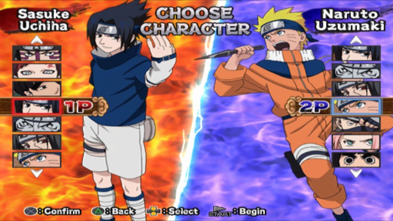 Naruto Uzumaki Chronicles 2 All Characters Ps2 Youtube