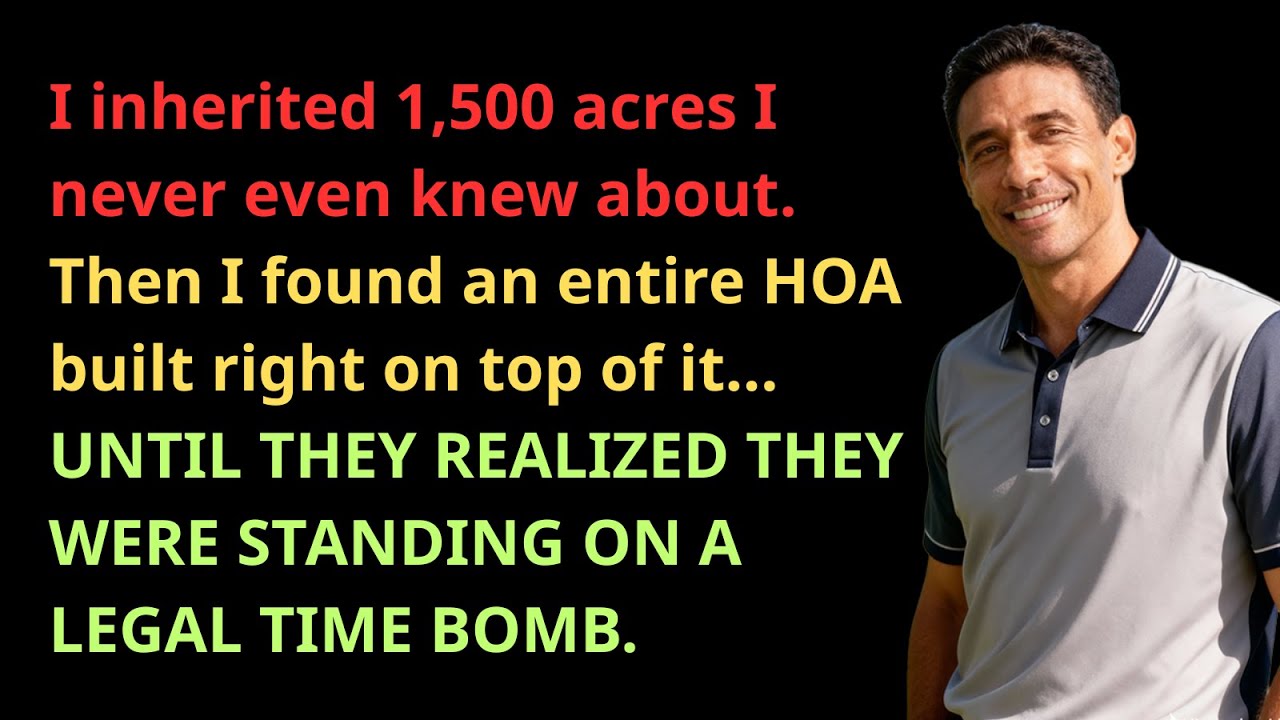 I Inherited 1500 Acres and Their Whole HOA Is on It — They’re Standing on a Legal Time Bomb