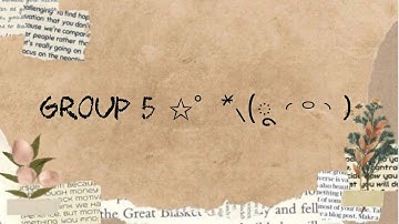 English Midterm Exam Video Assignment Group 5