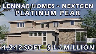 Lennar Homes~4242 sqft,Nextgen | Platinum Peak at Russell Ranch, in Folsom, CA | Sacramento Realtor