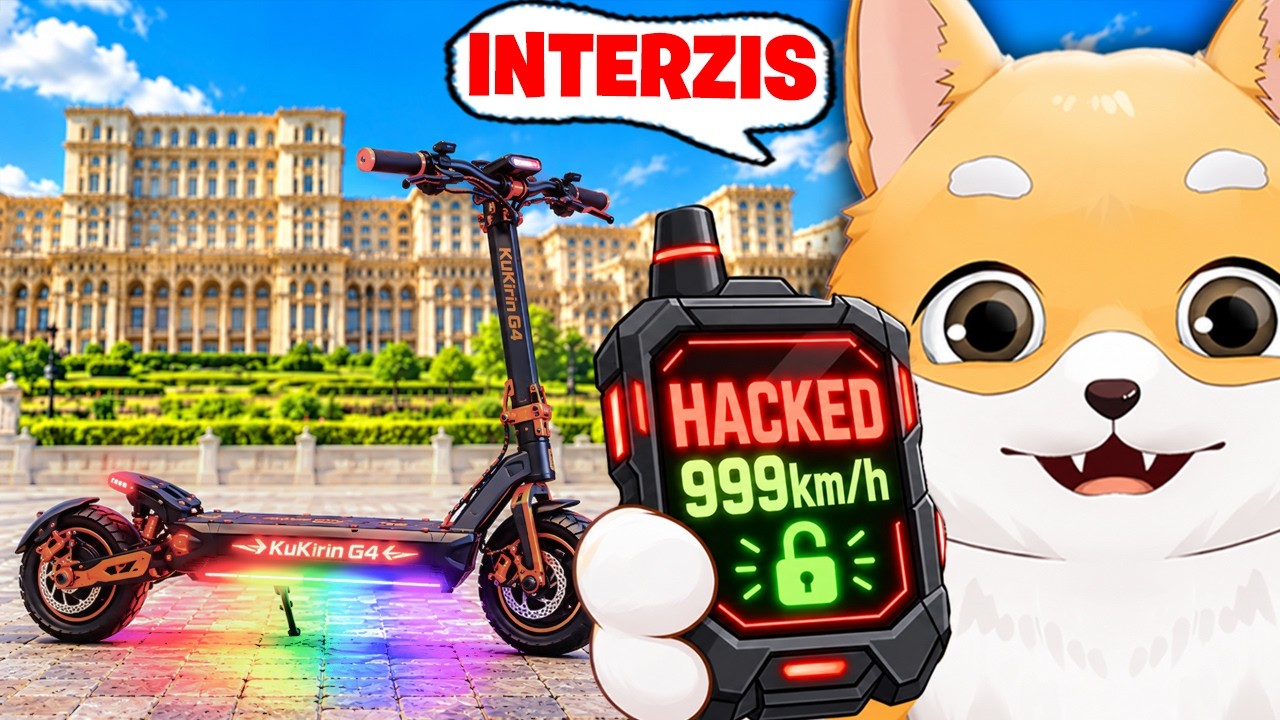 Deblochez Viteza cu HACK la Trotineta KUKIRIN G4 in Roblox...
