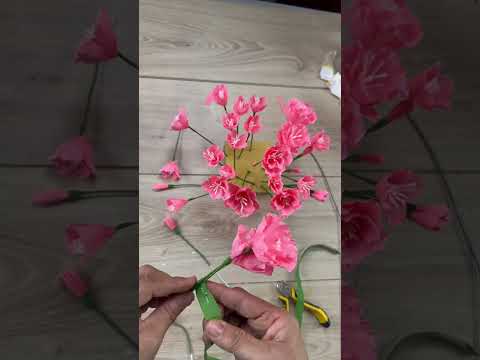 Cómo hacer una flor para la rama de cerezo japonés @crearydecorar