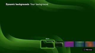 Dynamic Backgrounds Xbox