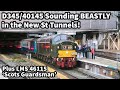 D34540145 sounding beastly in the new st tunnels plus lms 46115 scots guardsman 251123