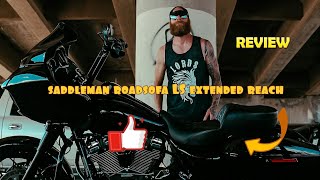 MUST WATCH!! saddleman roadsofa LS extended reach, long term review.  how long to break in?