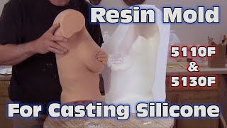 Resin Mold For Tattoo Skins Or Medical Simulator Applications