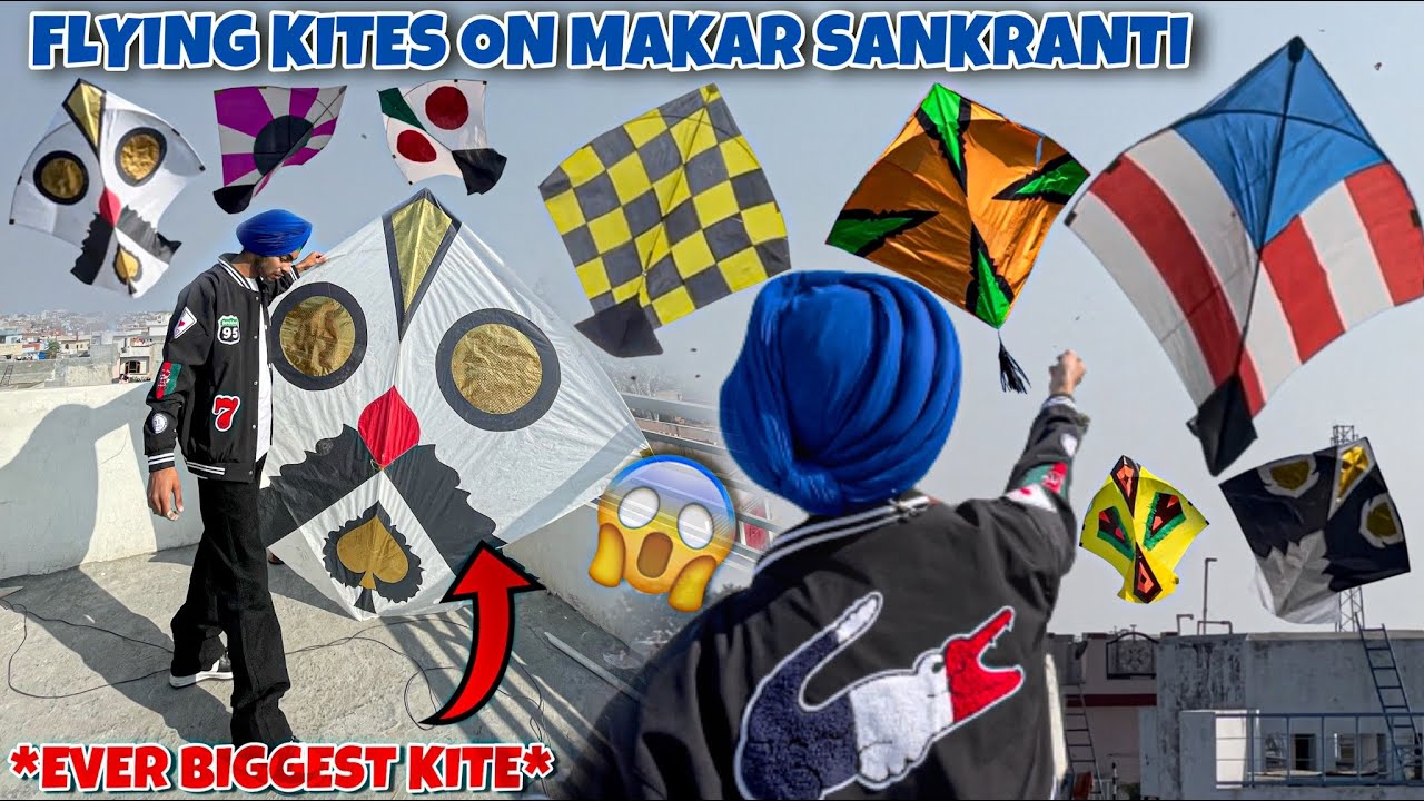 Flying Kites On Makar Sankranti 2023*😱PATANGBAZI (Part-1)