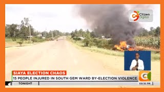 15 people injured in south gem ward by-election violence
