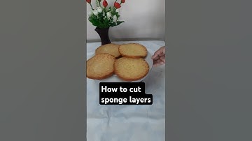 How to cut cake sponge layers🎂😳#youtubeshorts #trending #youtube #shorts#cakedecorating #cake #new