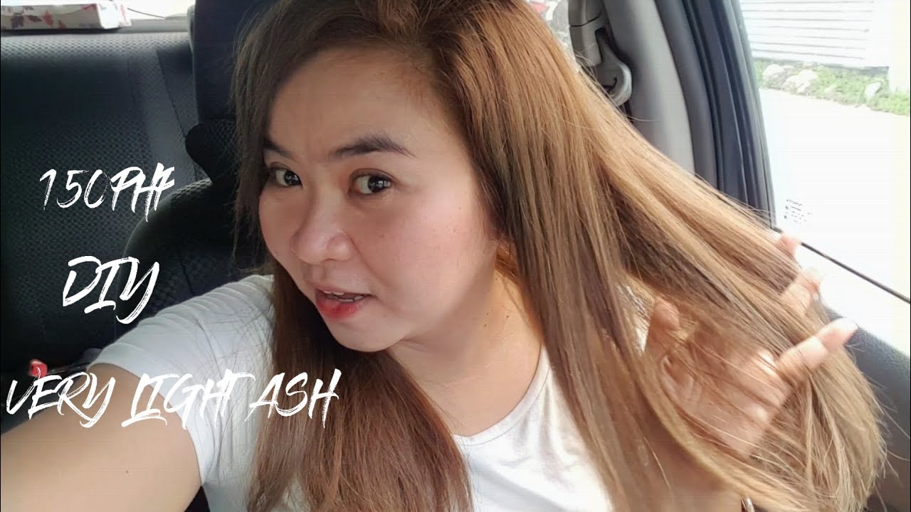 150 Pesos Diy Very Light Ash Blond Without Bleaching 9 1 Bremod Youtube