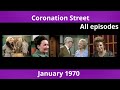 Coronation street  january 1970