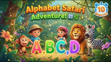 Alphabet Safari Adventure Mashup | Animagic Studio