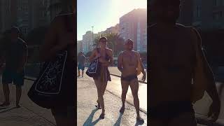 Walking In Copacabana, Rio De Janeiro, Brazil