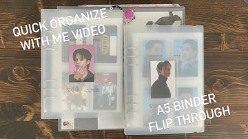 BTS photocards A5 flip through & organizing. Speak Yourself Mini tour PCs