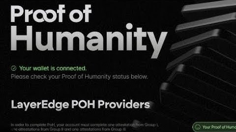 LayerEdge Airdrop Proof of Humanity Task | LayerEdge POH Verification Guide | LayerEdge POH activity