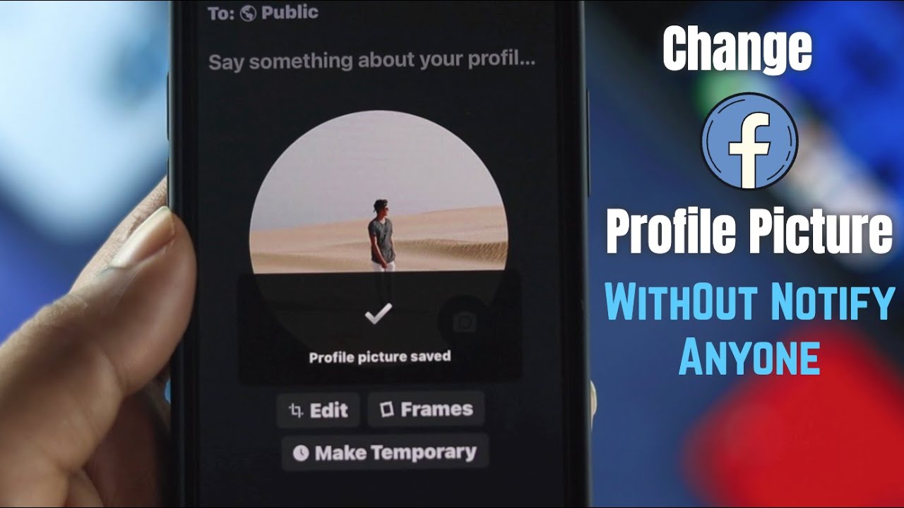 How to Change FB Profile Picture without Notifying Everyone! YouTube