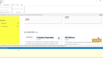 Exhibitor Data extraction from conexpocon website