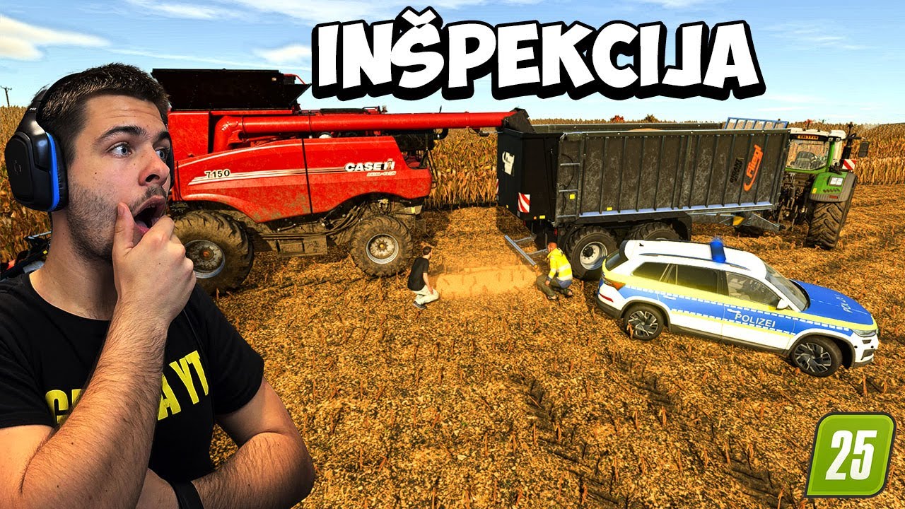 IMELA SVA INŠPEKCIJO MED ŽETVIJO! (DIVJA FARMA #11) [FS25 SLO]