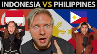 Foreigners React to Indonesia VS Philippines (10 Biggest Differences?)