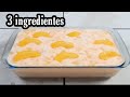 Si tienes Duraznos 🍑 prepara este delicioso postre con 3 ingredientes - Facil y Rapido