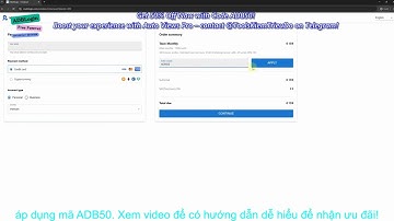 Apply Code for Discount ADB50 cho Multilogin Team Monthly