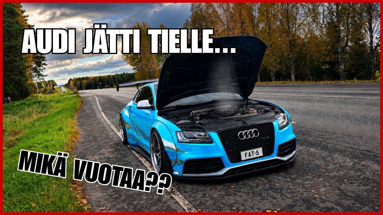 AUDI JÄTTI TIELLE... Reissuvlogi osa 5
