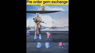 PRE-ORDER EVENT IS HERE |GEMEXCHANGE BEST TRICK | FREE GEM TRICKF / REE UPGRADE GUNTRICK#ytshorts
