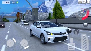 New Kia Rio Car Driving Simulator 2026 | Real City Car Driving Gameplay Android screenshot 2