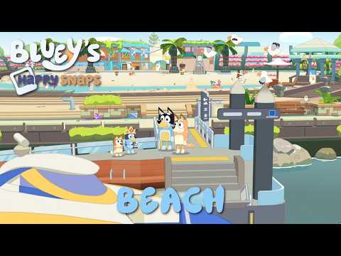 Bluey's Happy Snaps Deluxe Edition - SOUTHBANK BEACH - All Photos & Secrets 100% - 4K Gameplay
