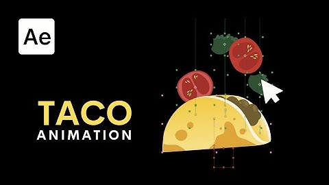 Taco Animation in Adobe After Effects | Easy Tutorial for Beginners
