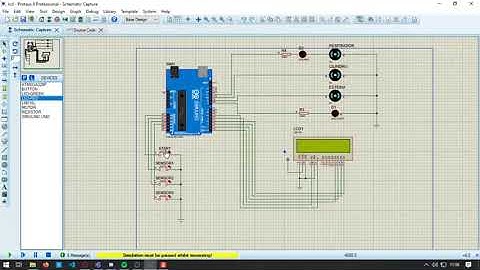 Avr Atmega | Simulação Industrial com LCD